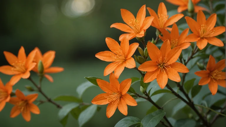 blume orange blüte langer stiel