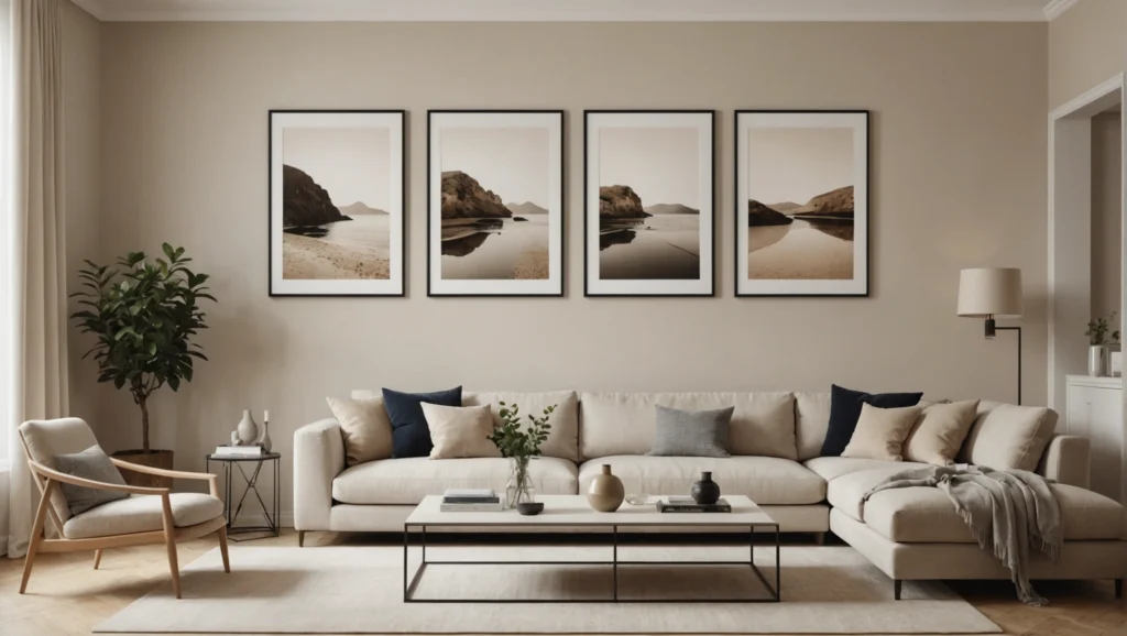 ideen 3 bilder anordnen wand