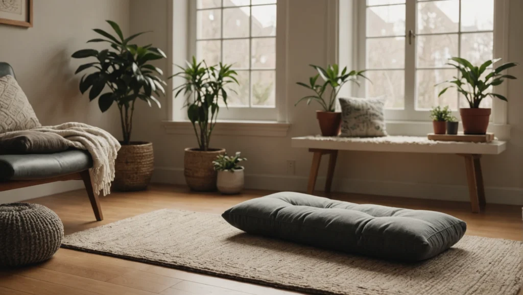 meditationsecke yoga ecke einrichten