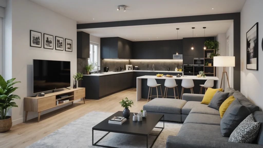 25 qm 1 zimmer wohnung grundriss