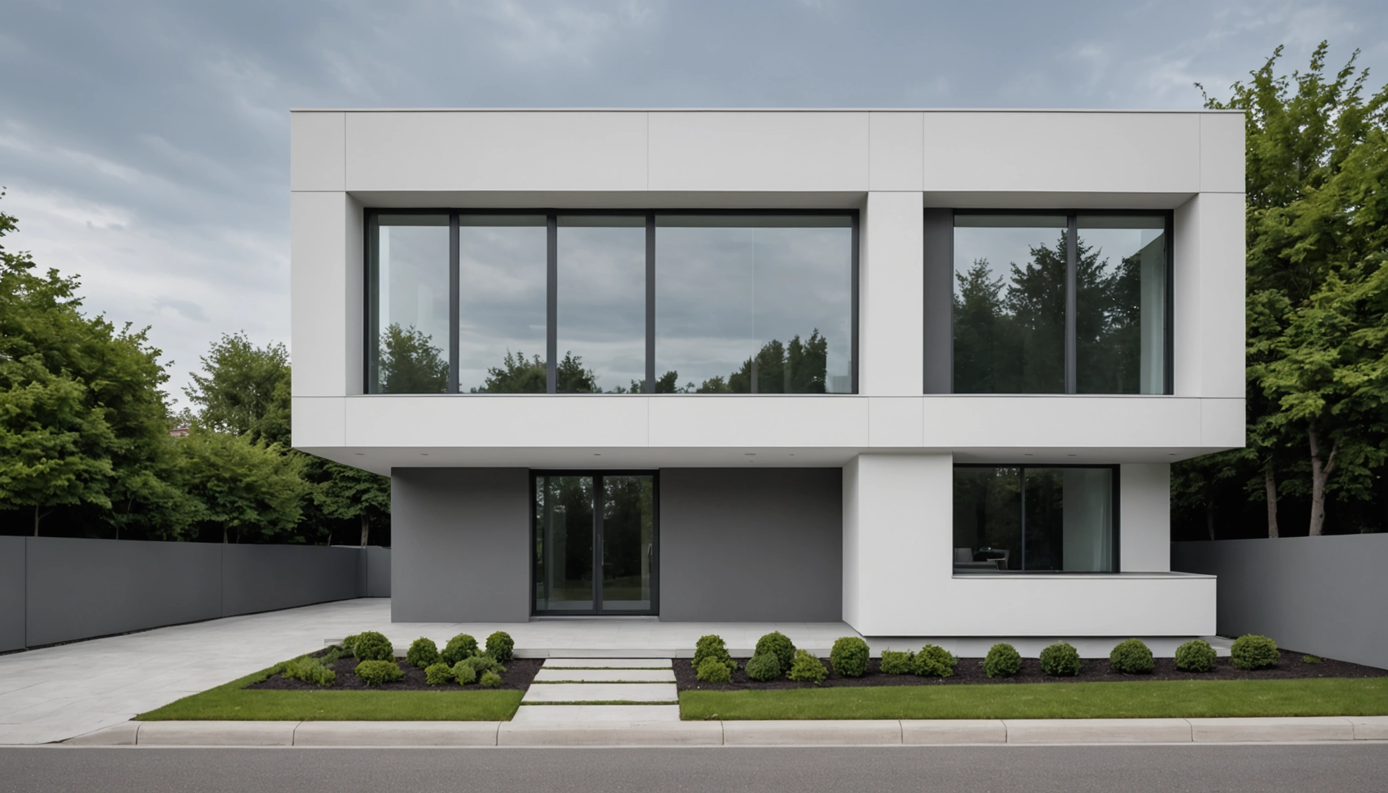 Haus Graue Fassade