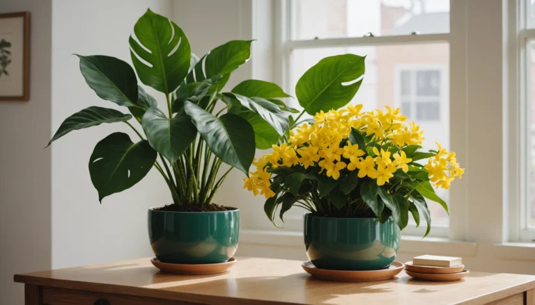 pflanze mit gelben blüten