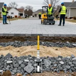 einfahrt pflastern aufbau